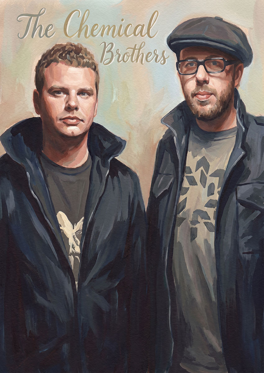 The Chemical Brothers Artwork Canvas Print & Poster Wall Art - AI PRINT LAB